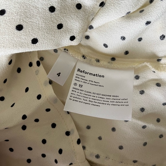 NWT Reformation Matteo Top - Picture 3 of 4